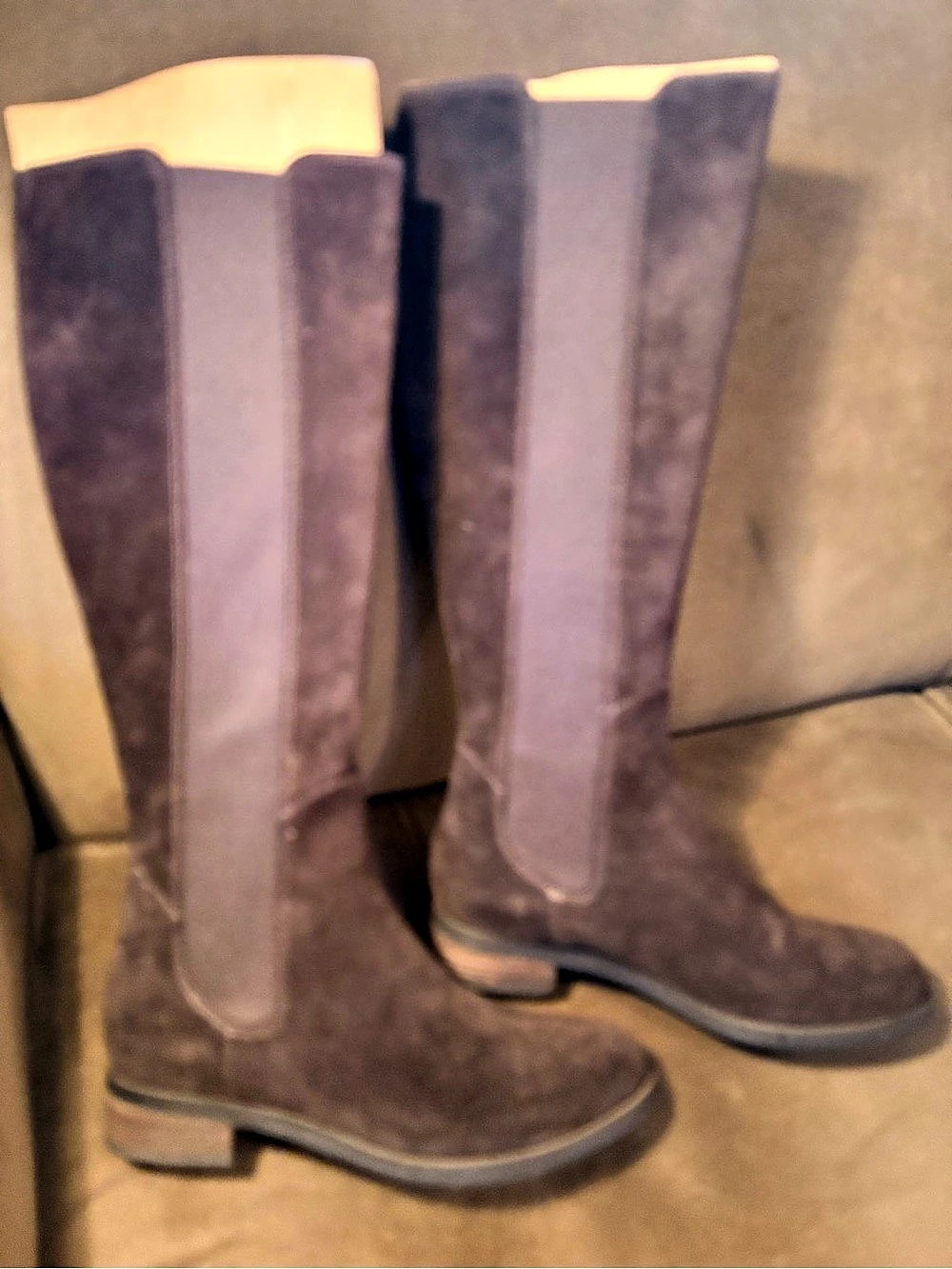 Women's Brown Suede Over-the-Knee Boots